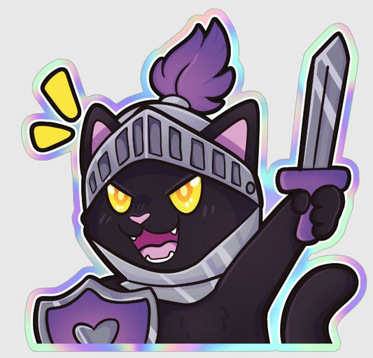 Kitty Kingdom Royal Guard Sticker (Holo)